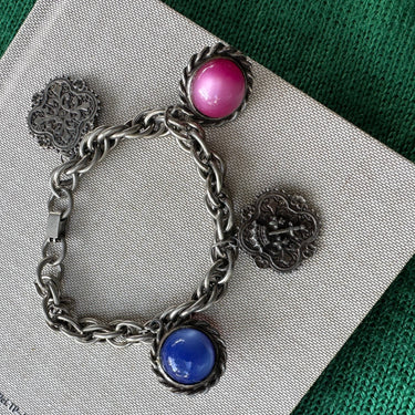 1960s Silver Charm Bracelet Bloomers and Frocks